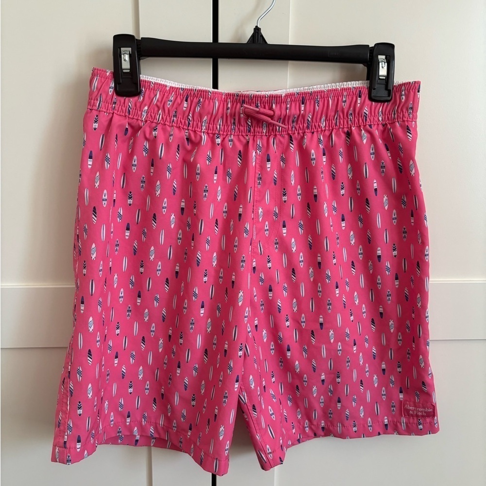 Abercrombie kids Swim Trunks pink popsicles size 15/16